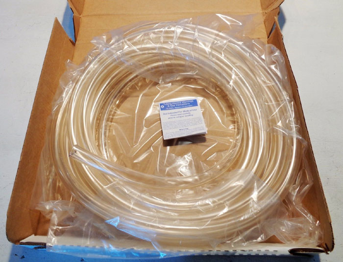 SAINT-GOBAIN TYGON 50 FT CLEAR TUBING #AAB00053, SIZE: 3/4" X 1" X 1/8", B-44-3