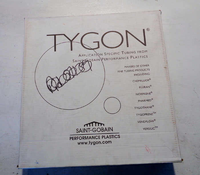SAINT-GOBAIN TYGON 50 FT CLEAR TUBING #AAB00053, SIZE: 3/4" X 1" X 1/8", B-44-3
