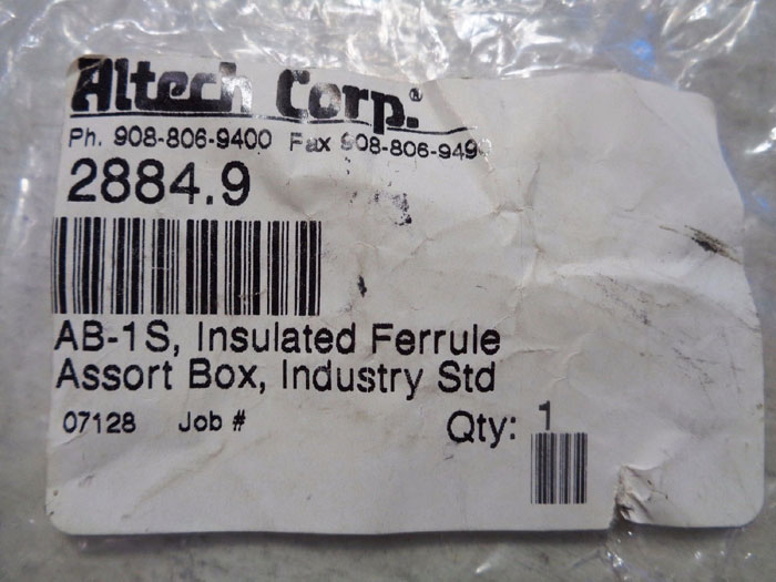 ZF ZOLLER FROHLICH 400 PC INSULATED FERRULE ASSORTED KIT V3SO0001 - LOT OF (4)