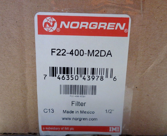 NORGREN STAINLESS STEEL FILTER #F22-400-M2DA