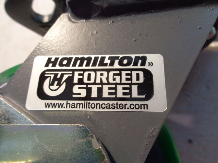 LOT OF (4) HAMILTON KINGSTON 4"x2" NON-ABRASIVE SWIVEL CASTER, 750 lb. #2431T411