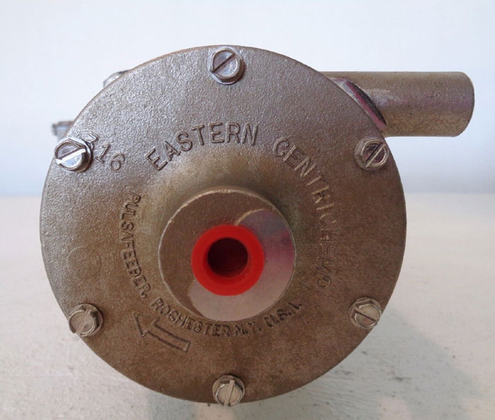 PULSAFEEDER EASTERN CENTRICHEM PUMP, MODEL#: 08 ECD1-ASAAAYSS W/ BALDOR MOTOR