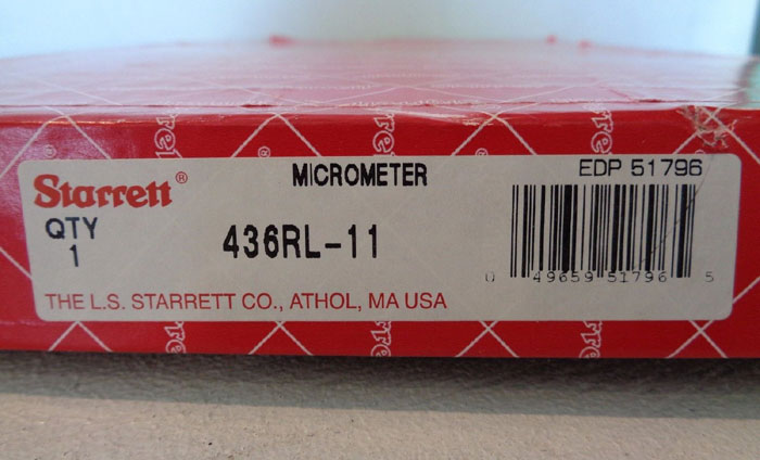 STARRETT MICROMETER #436RL-11