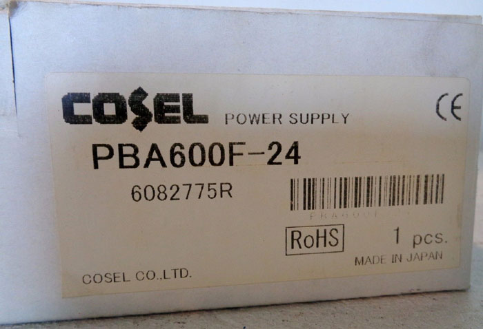 COSEL POWER SUPPLY - MODEL PBA600F-24