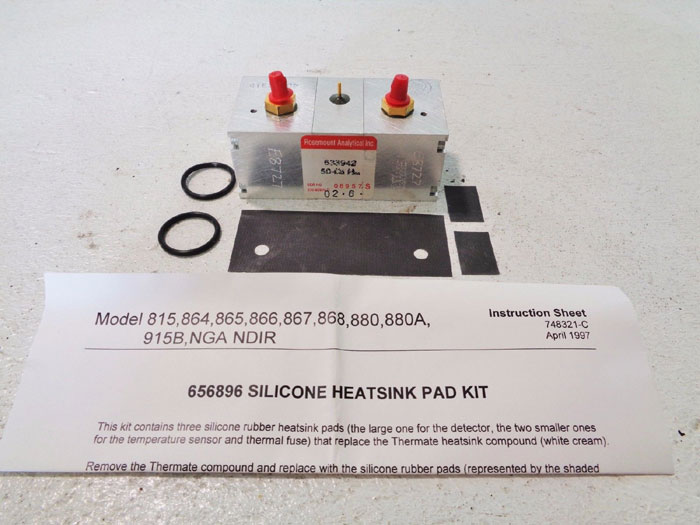 ROSEMOUNT HEXANE DETECTOR w/ SILICONE HEATSINK PAD KIT