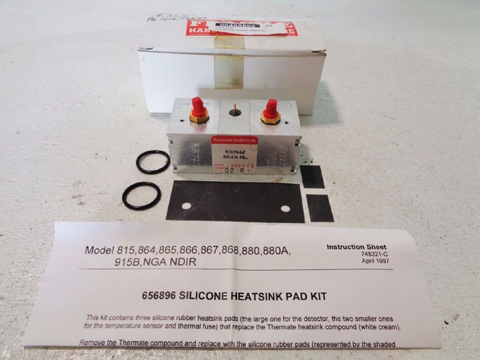 ROSEMOUNT HEXANE DETECTOR w/ SILICONE HEATSINK PAD KIT