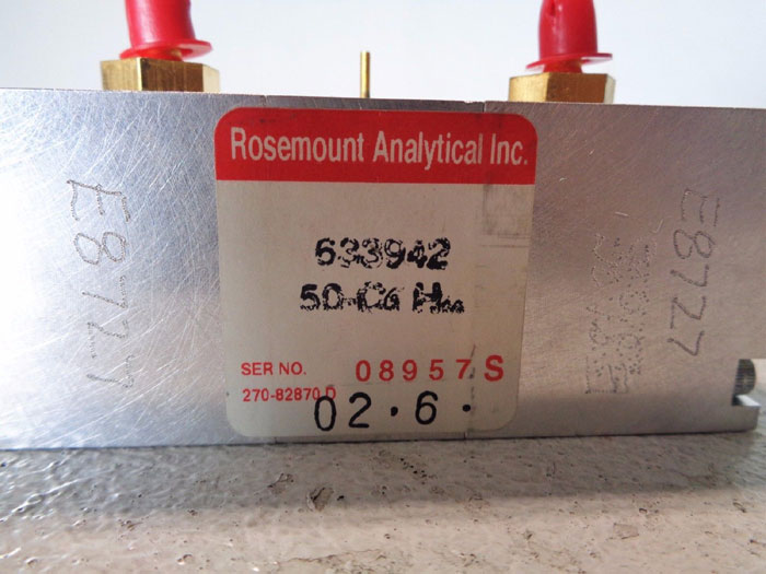 ROSEMOUNT HEXANE DETECTOR w/ SILICONE HEATSINK PAD KIT