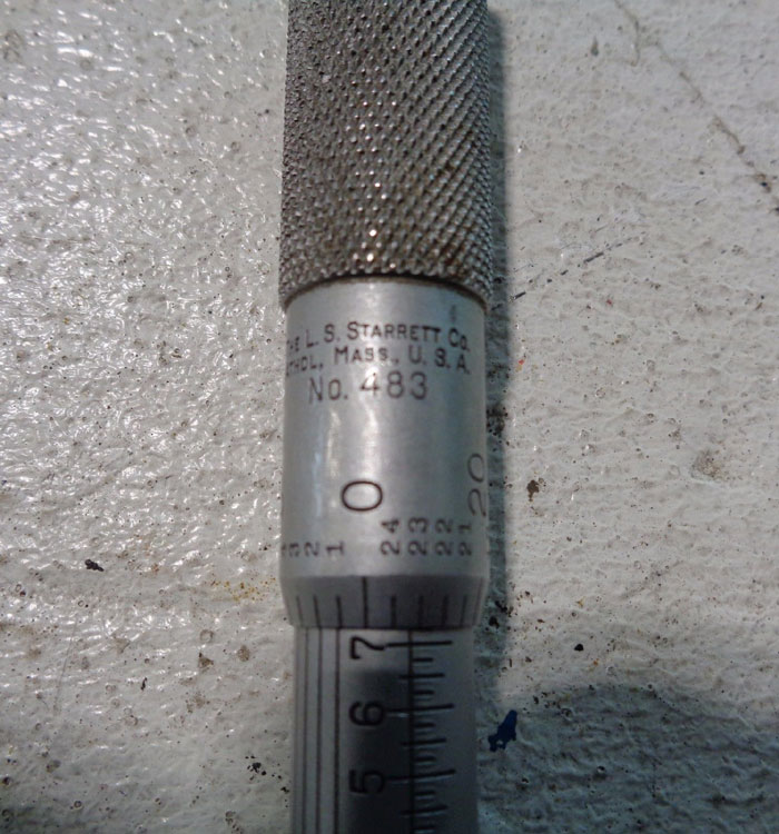 STARRETT 483 MICROMETER