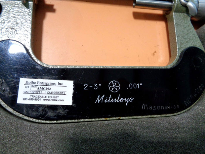 Mitutoyo 2-3" AMC292 Micrometer 126-139