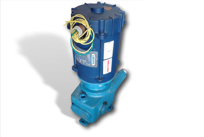 NEPTUNE PROPORTIONING PUMP, MODEL#: 537-S-N3-EX1, W/ LEESON MOTOR