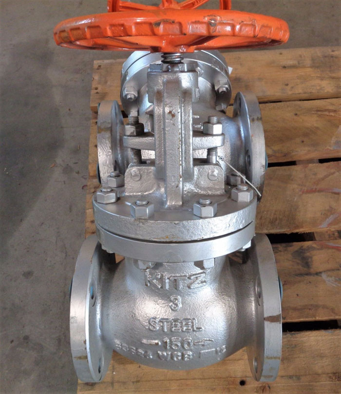 KITZ FIG#: 150 SCJS GLOBE VALVE 3" 150# RF WCB STEEL