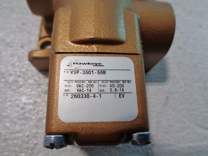 VERSA HAWKEYE 3-WAY BRASS AIR VALVE VSP-3501-55M