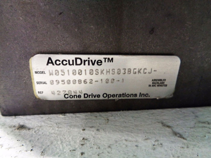 CONE DRIVE ACCUDRIVE RIGHT ANGLE GEARHEAD W0510010SKHS03BGKCJ