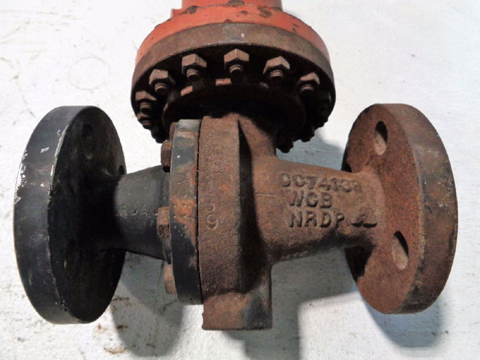 JORDAN 1" FLANGED SELF OPERATED BACK PRESSURE REGULATOR MODEL 50HP