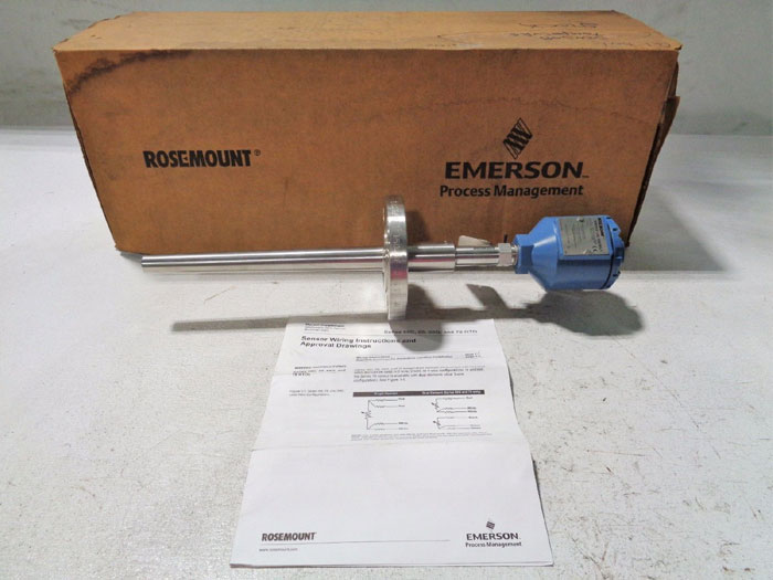 ROSEMOUNT 1" 150# SERIES 68 RTD TEMPERATURE ASSEMBLY 0068D21N00A095F60E5X8Q4Q8