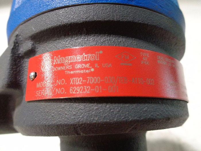 MAGNETROL TD2 THERMATEL FLOW LEVEL SWITCH XTD2-7D00-030/TEB-A110-002