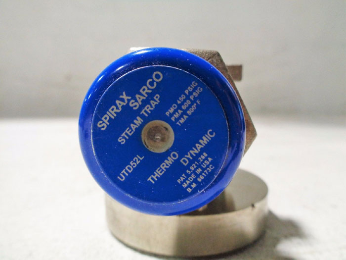 SPIRAX SARCO COOL BLUE UTD52L THERMO DYNAMIC STEAM TRAP w/ UNIVERSAL CONNECTOR