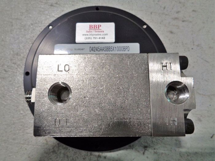 REOTEMP MODEL 42 DELTA METER - DIFFERENTIAL PRESSURE GAUGE