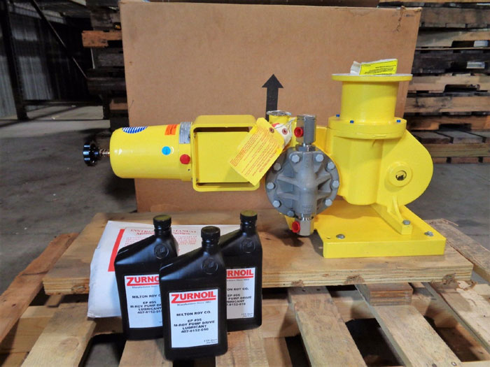 MILTON ROY HYDRAULIC DIAPHRAGM METERING PUMP RB11123XSESEE1NB