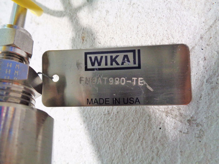 WIKA ALL TEMP THERMOWELL 2" 150# 304SS TYPE K FLANGED TAPERED TC10/TCW10