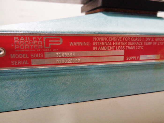 ABB BAILEY FISCHER PORTER ULTRASONIC 50US TRANSMITTER 50US 3145BBB