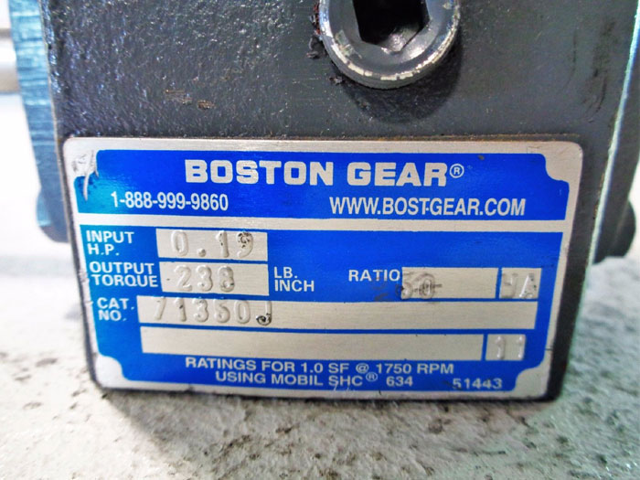 BOSTON GEAR SPEED REDUCER 713-50-J