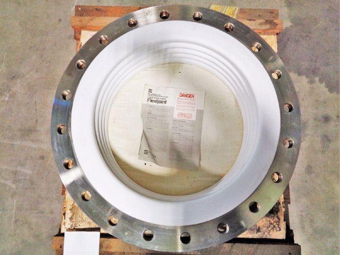 ETHYLENE STAINLESS STEEL 20" PTFE 4-CONVOLUTE FLUOROCARBON FLEXIJOINT 20SIBA-4