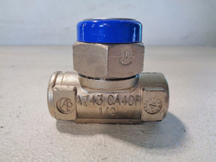 SPIRAX SARCO 1/2" COOL BLUE TD52 THERMODYNAMIC STEAM TRAP 54530C