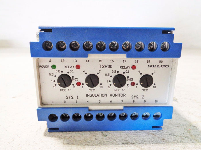 SELCO T3200 INSULATION MONITORING RELAY T320006