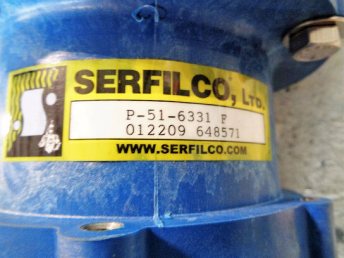 SERFILCO SERIES M 1-1/2" X 1" MAGNETIC COUPLED PUMP P-51-6331 F W/ LEESON MOTOR