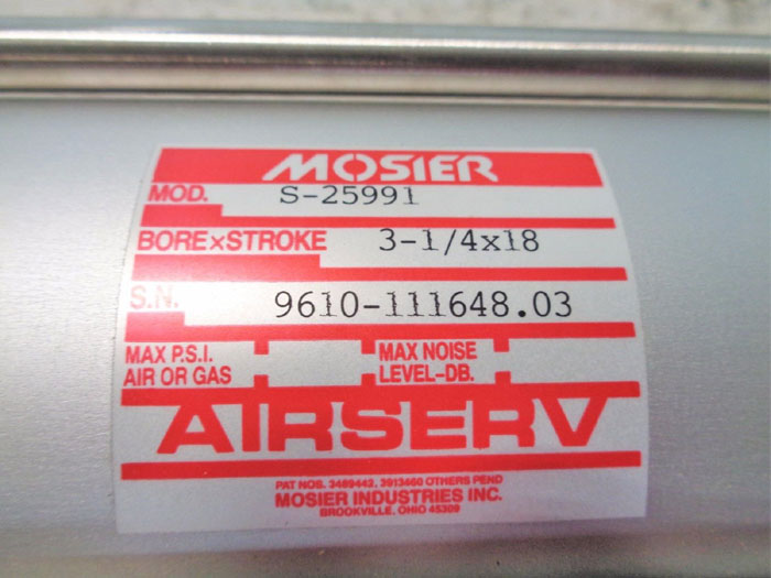 MOSIER AIRSERV AIR CYLINDER S-25991