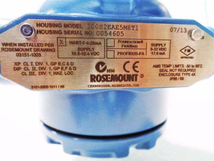 ROSEMOUNT 3051 COMPACT ORIFICE FLOWMETER 3051SFCDPS080N065032AA2E1Q4E5M8T1