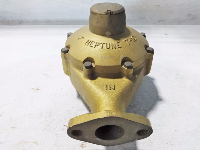 NEPTUNE 2" BRASS TRIDENT WATER METER T-10