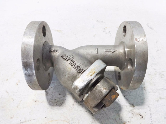 HAYWARD 1/2" 300# STAINLESS STEEL FLANGED Y STRAINER VALVE 3464