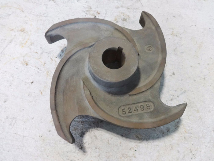 GOULDS PUMPS 4-VANE 8.37" BRONZE IMPELLER 52498