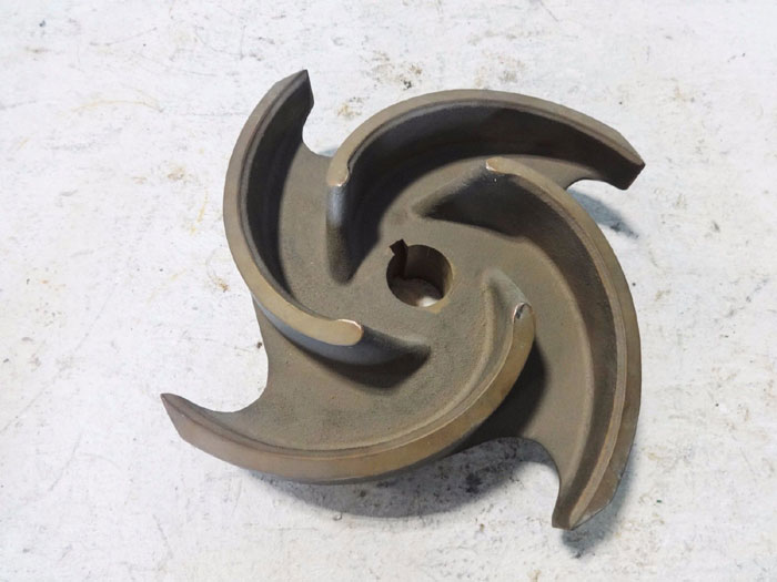 GOULDS PUMPS 4-VANE 8.37" BRONZE IMPELLER 52498