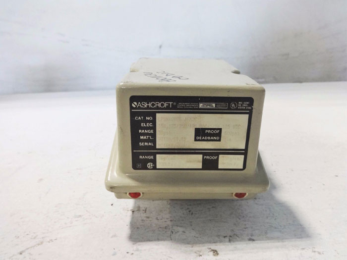 ASHCROFT SNAP ACTION DIFFERENTIAL PRESSURE SWITCH LPSN4GV25 XFM2C