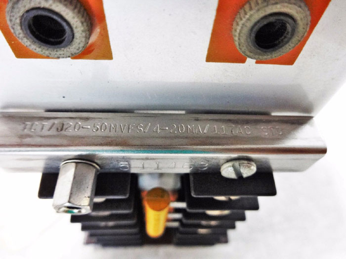 MOORE INDUSTRIES THERMOCOUPLE TRANSMITTER TCT/J20-50MVFS/4-20MA/117AC STD