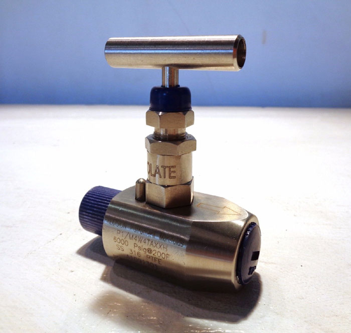 LOT OF (5) PRECISION INSTRUMENT 1/2" NEEDLE VALVE P1/M4W4TAXXH