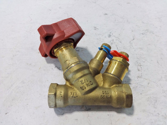 LOT OF (3) STAD 150# BALANCING VALVES - SIZE 1/2" NPT, 3/4" SOCKET & 1" BUTTWELD