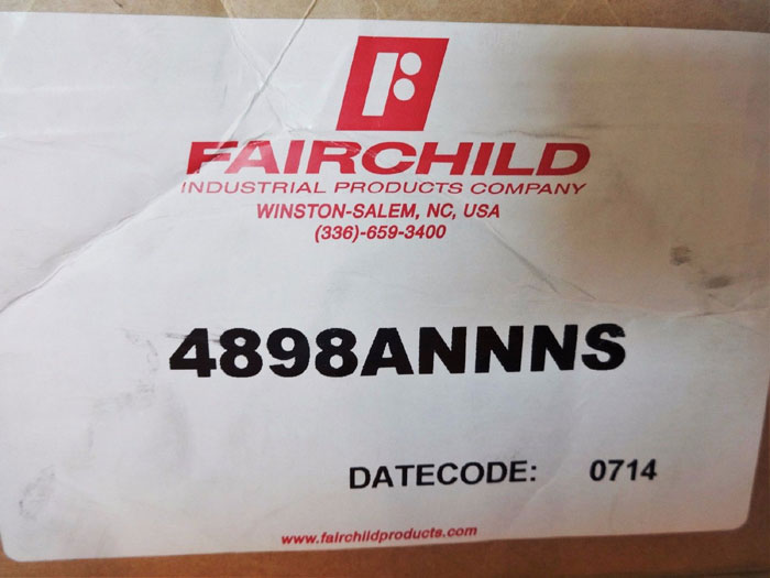 FAIRCHILD PNEUMATIC VOLUME BOOSTER RELAY 4898ANNNS