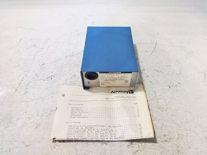 ACROMAG ALARM RELAY 160A-M-SN-NP-1