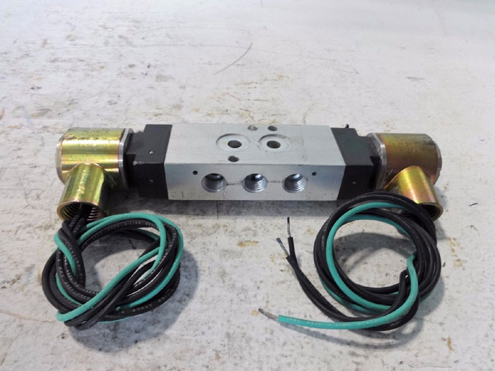 BRAY DIRECTIONAL CONTROL VALVE W/ PETER PAUL SOLENOIDS 0E53Z0009JCCP