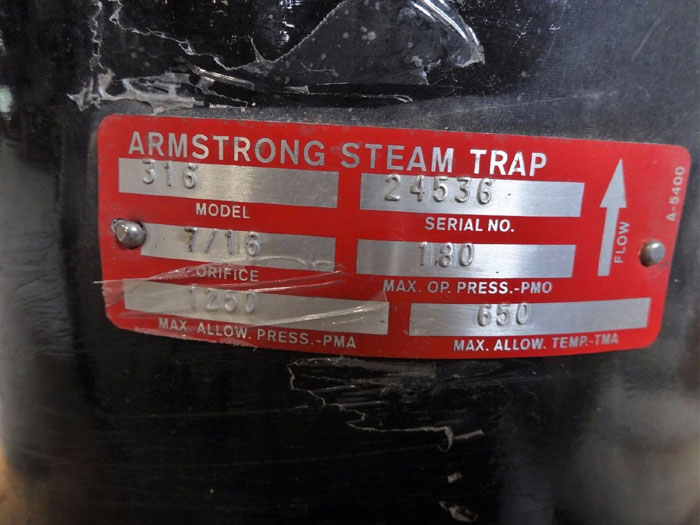 ARMSTRONG BUCKET STEAM TRAP MODEL 316