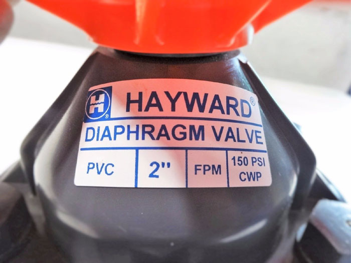 Hayward 2" PVC Diaphragm Valve DAB1020FFK