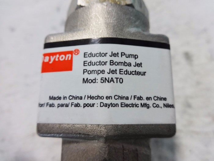 DAYTON 1" X 1/2" 316SS EDUCTOR JET PUMP 5NAT0