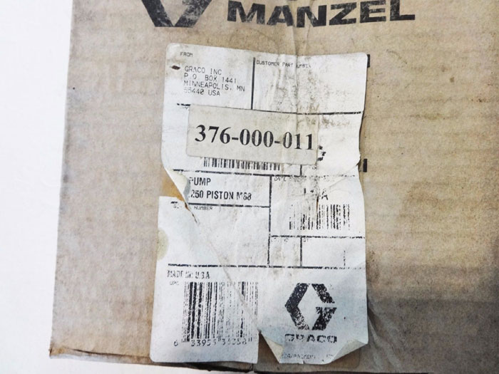 GRACO 1/4" K10A MANZEL LUBRIQUIP LUBRICATOR 376-000-011