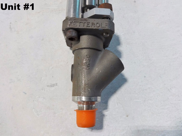 FETTEROLF SAMPLING VALVE 1/2" x 1/2" FIGURE 9115