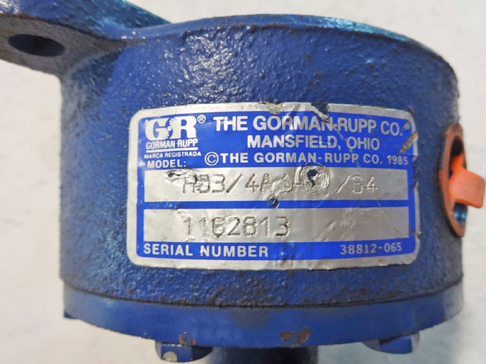 GORMAN RUPP OSCILLATING HAND DRUMP PUMP H03/4A4-H/S4