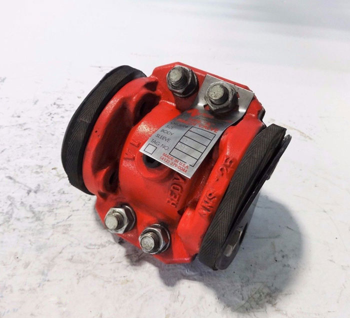 RED VALVE 1" PINCH VALVE TYPE A